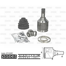 Set articulatie planetara NISSAN ALMERA I Hatchback N15 Producator PASCAL G71030PC