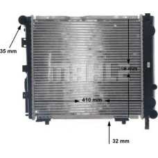 Radiator. racire motor Radiator motor Manual se potriveste. MERCEDES 124 C124 124 T-MODEL S124 124 W124 E A124 E C124 E T-MODEL MERCEDES-BENZ E-CLASS (A124), Sabrioleta, 05.1993 - 03.1998 MAHLE CR 275 000S