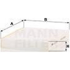 Filtru. aer habitaclu Filtru habitaclu NISSAN QASHQAI II X-TRAIL X-TRAIL III RENAULT ESPACE V GRAND SCENIC IV KAD RENAULT GRAND SCENIC IV (R9_), Dubita, 09.2016 - Mann-Filter CU 25 003