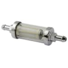 Filtru combustibil 5   16 crom sticla BIKE IT FFT516CHG