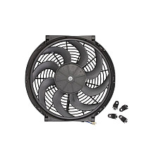 "Ventilator, radiator Wentylator plaski tloczacy TurboWorks 14"" 12V zalecany zestaw montazowy MG-WE-006" TURBOWORKS MG-WE-009