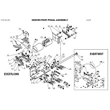 Accesorii si piese pentru dejantoare EVERT culaccue dwojnik do regulator de aer pt ap dejantat 890885885+PL338 nr ccuesci: 5010059 in schema nr 13 52 EVERT EVERTZT5010059
