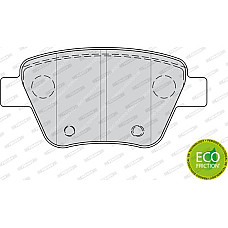 Set placute frana.frana disc Set placute frana Spate AUDI A1 A3 SEAT LEON SKODA OCTAVIA II SUPERB II YETI VW BEET VW JETTA IV (162, 163, AV3, AV2), Sedan, 04.2010 - Ferodo FDB4316