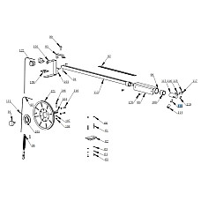Accesorii si piese masina de echilibrat Evert cu laser scade CB968B echilibrist numarul parte: 5503016 in schema nr 115 EVERT EVERTZT5503016