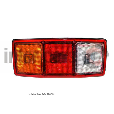 "Stop spate MB spate lampa P 3 functia fara podsw.tabl.rej. cu o lampa spate ""patrat""" SERTPLAS 30029W/P