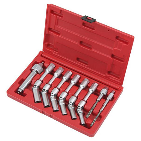 Altele scule speciale Set foarte lung lungime totala 150 mm sa se smulga cheile de la bujiile / bujii incandescente 3 / 8 8910121416 mm freze 6mmx10mmx103mm PROFITOOL 0XAT1132