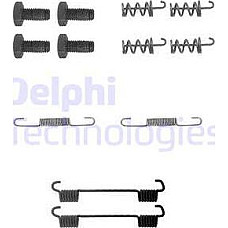 Set accesorii. saboti frana parcare Set de montaj pantofi de frana LUCAS MERCEDES 124 C124 124 T-MODEL S124 124 W MERCEDES-BENZ VITO (638), Autobuz, 02.1996 - 07.2003 Delphi LY1104