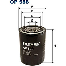 Filtru ulei FORD MAVERICK NISSAN ALMERA I NAVARA PATHFINDER II PATROL GR IV PATROL GR V PATROL III-2 PICK UP PRIMERA SERENA SUNN NISSAN PATROL GR IV (Y60, GR), Crossover, 01.1986 - 02.1998 Filtron OP588