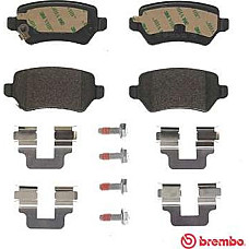 Set placute frana.frana disc Set placute frana Spate CHEVROLET ASTRA CORSA VIVA ZAFIRA KIA VENGA LADA KALINA OPEL OPEL MERIVA B (S10), Dubita, 06.2010 - 03.2017 Brembo P 59 038
