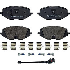 Set placute frana.frana disc Set placute frana Fata AUDI A3 CUPRA LEON SPORTSTOURER FORD TOURNEO CONNECT NADWOZIE VW GOLF VIII (CD1), 07.2019 - Brembo P 85 182