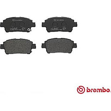 Set placute frana.frana disc Set placute frana Fata GREAT WALL COOLBEAR FLORID PERI TOYOTA ALLION I BB I CELICA C TOYOTA PRIUS II (_W1_), Sedan, 05.2000 - 01.2004 Brembo P 83 051