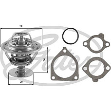 Termostat,lichid racire DAIHATSU WILDCAT/ROCKY (F75), Crossover, 02.1985 - 04.1987 Gates TH39082G1