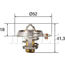 Termostat.lichid racire Termostat sistem racire 82C FIAT SEDICI FORD SIERRA II GEO TRACKER HONDA CIVIC I CIVIC I SUZUKI IGNIS II (MH), Crossover, 08.2003 - MAHLE TX 85 82