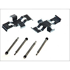 Set accesorii, placute frana Kit montare placute frana Fata MERCEDES S W126 SL R107 2.7-5.5 10.72-06.91 QUICK BRAKE QB109-1009