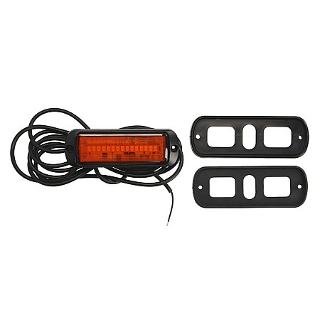 Girofar Rotating beacon orange 12/24V LED 21W rigid fitting 2-point assembly no of programs: 1 no synchronization wire 3m WAS 1469 ECO W218