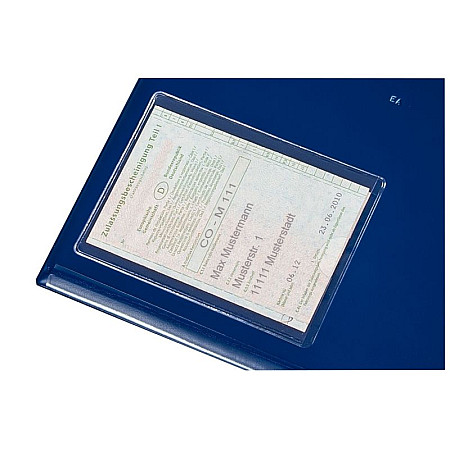 Accesorii de service bord Samoprzylepna kieszonka 10 szt dokument rejestracyjny wykonana przezroczystej folii PVC wymiary 115 x 85 mm EICHNER E 9218 04002