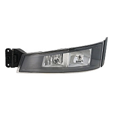 Far faza lunga Lampa de ceata Stanga H1/H7 cu un halogen pe distante lungi negru 24V VOLVO FH II 01.12- GIANT 131-VT13231BL