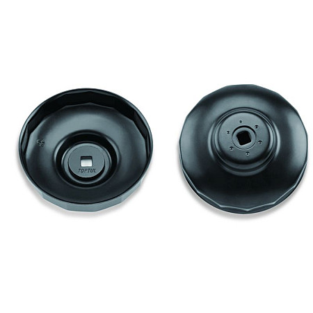 &quot;Cheie filtru ulei Oil filter wrench bell-shaped socket / drive: 3/8&quot;&quot; min. size: 80 mm number of teeth: 15 application: oil filter&quot; TOPTUL JDAH8015