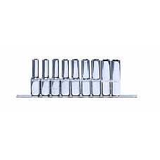 "Set chei tubulare Sockets set 9 pcs socket / drive: 1/2"" long profile: 6-point 10 11 12 13 14 15 16 8 9 packaging: bar" PROFITOOL 0X23178MR09