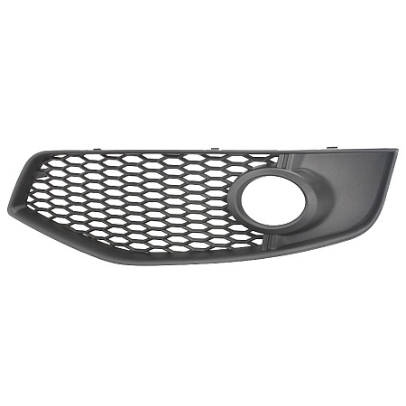 Grila ventilatie, bara protectie Acoperire bara fata Fata Stanga S3 cu gauri pentru lampa de ceata negru AUDI A3 05.03-03.13 11.06-04.08 BLIC 6502-07-0026921P