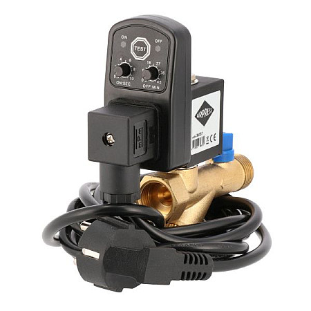 "Elemente si racorduri sisteme pneumatice Electronic condensation drop 1/2"" number of connections: 2pcs pressure bar: 10bar time sequence adjustment" AIRPRESS 36337