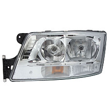 Far L 2*H7 2*LED PY21W manual with daytime running light insert colour chromium plated fits MAN TGX I 0916 0921 ZKW 64005 00095