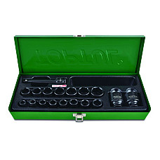 "Set scule Set tubulare impact Hexagonal dimensiune tubulara: 1/2"" 18 buc scurt" TOPTUL GCAD1807