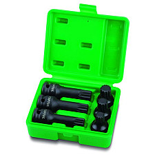 "Set scule Set tubulare impact SPLINE / XZN dimensiune tubulara: 1/2"" 6 buc lung scurt" TOPTUL GDAI0601