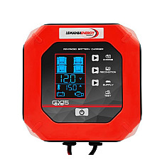 Aparat de incarcat bateria de acumulatori Battery charger charging voltage: 12/24 V LEMANIA ENERGY charging current: 15A power supply: 230V battery type: AGM/EFB/LiFePO4/VRLA/WET LEMANIA ENERGY 0XLMGX15