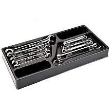 Unelte (inserturi) pentru carucioare Introduceti tava cu instrumente pentru carucior setul de instrumente 10 szt. dimensiune cartus: 190x380 mm HANS TT-31