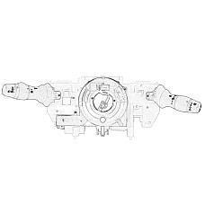 Comutator coloana directie Comutator combinat sub volan lumini fara halogen fara lumini automate NISSAN NV400 OPEL MOVANO B RENAULT MASTER III 02.10- OE RENAULT 68 17 200 05R