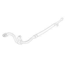 Conducta inalta presiune,aer conditionat Air conditioning hose/pipe compressor - partition wall FWD vehicles  NISSAN NV400 OPEL MOVANO B RENAULT MASTER III 2.3D 02.10- OE RENAULT 92 45 431 91R