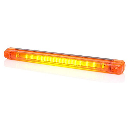 Girofar Rotating beacon orange 12/24V LED 0.3m wire 237x20mm directional for mounting on vertical surfaces WAS 1027 W134