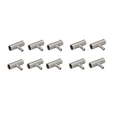 "Teu T-piece for water ""T"" 19/8/19 - aluminium quantity per packaging: 10pcs" P.P.H.U. GOMET LPG GZ-07-77 X 10