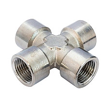 "Parts for compressors AIRPRESS Czwornik 1/2"" gwint wewnetrzny na koncowkach" AIRPRESS 37603