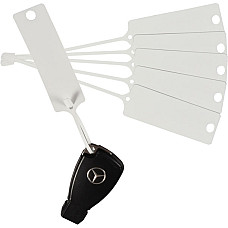 Verificare liste,etichete garaj Keychain 100 pcs colour: white EICHNER E-9208-00716