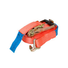 Chinga fixare CargoParts linie rosie 12m de marfa 115 05 m 5000daN cu sunatoare mare CARGOPARTS PK12M-01-5T