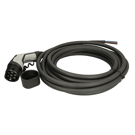 Cablu de incarcare, vehicul electric AC charging station cord straight CHARX Connect phases quantity: 3 plug type: 2 10m 22kW 32A 6mm neagra/grey PHOENIX CONTACT PHX1072636