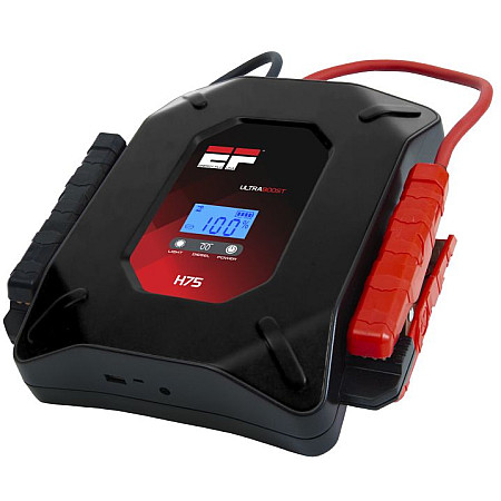 "Roboti de pornire ""BOOSTER"" Dispozitiv de pornire BOOSTER tensiune: 12V cCA: 850A curent de pornire maxim: 1700A Aparatul contine baterie si condesator 2in1" LEMANIA ENERGY 0XLMH75