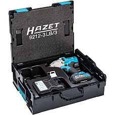Pistol de impact Air impact wrench power supply: battery-powered 4-Point pivot maximum torque: 700Nm 18V 0 x 5Ah charger included HAZET HAZ 9212-3LB/3