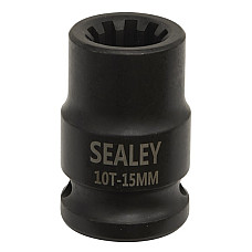"Tubulare si accesorii Priza speciala: 1/2"" 10-colturi -> 15 mm" SEALEY SEA VS0990