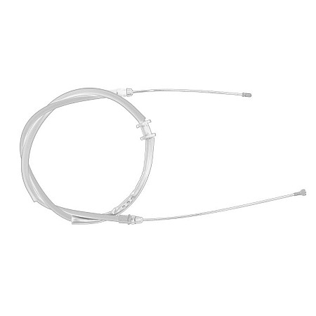 Cablu, frana de parcare Handbrake cable rear L/R 1730mm RENAULT MASTER III 2.3D 02.10- OE RENAULT 36 40 078 08R