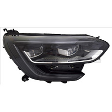Far Headlamp L LED electric without motor for RS version no DRL LED module no LED controller RENAULT MEGANE IV 11.15-05.20 TYC TYC 20-17498-06-2