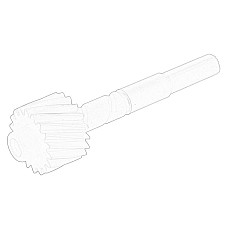 Ax de antrenare a vitezometrului Speedometer cable roll number of teeth 18pcs NISSAN INTERSTAR OPEL MOVANO A RENAULT LAGUNA II MASTER II 1.6-3.0D 07.98- OE RENAULT 82 00 043 849