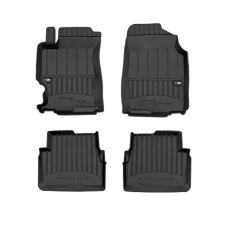 Set covorase cauciuc Floor mats TPE ducts proLine 3D set colour neagra MAZDA 6 08.02-08.07 FROGUM FRG 3D408203