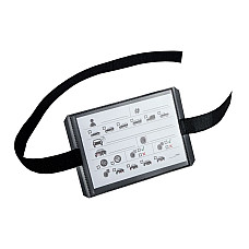 Verificare liste,etichete garaj Etykieta / Marker do opon. 100 sztuk. Opaska zaciskowa 110cm na rzep z etykieta A6 do oznaczania informacji przy wymianie i skladowania magazynowania opon. EICHNER E-9219-01029