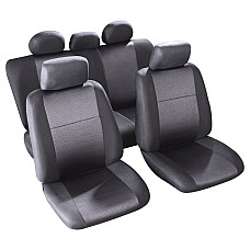 Husa scaun Seat covers size: TS neagra front/rear CUSTO POL CUST 243350