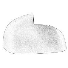 Acoperire, oglinda exterioara Carcasa / capac al oglinzii laterale Stanga MERCEDES MERCEDES ATEGO ATEGO 2 ATEGO 3 AXOR AXOR 2 01.98- OE DB TRUCK 000 811 18 07