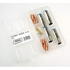 Accesorii si materiale pentru sudare Service parts kit 08mm box intended use: for welding steel welding clamp MIG 25 IDEAL MIGBOX25/FE/0.8