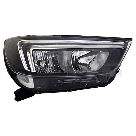 Far Headlamp L H7/HB3/LED electric with motor  OPEL MOKKA A 09.16-12.20 TYC TYC 20-17440-06-2